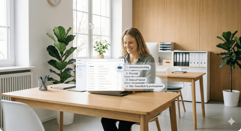 PraxisPlus KI-Assistent – Automatisierte E-Mail-Beantwortung und digitale Rezeption für Arztpraxen
